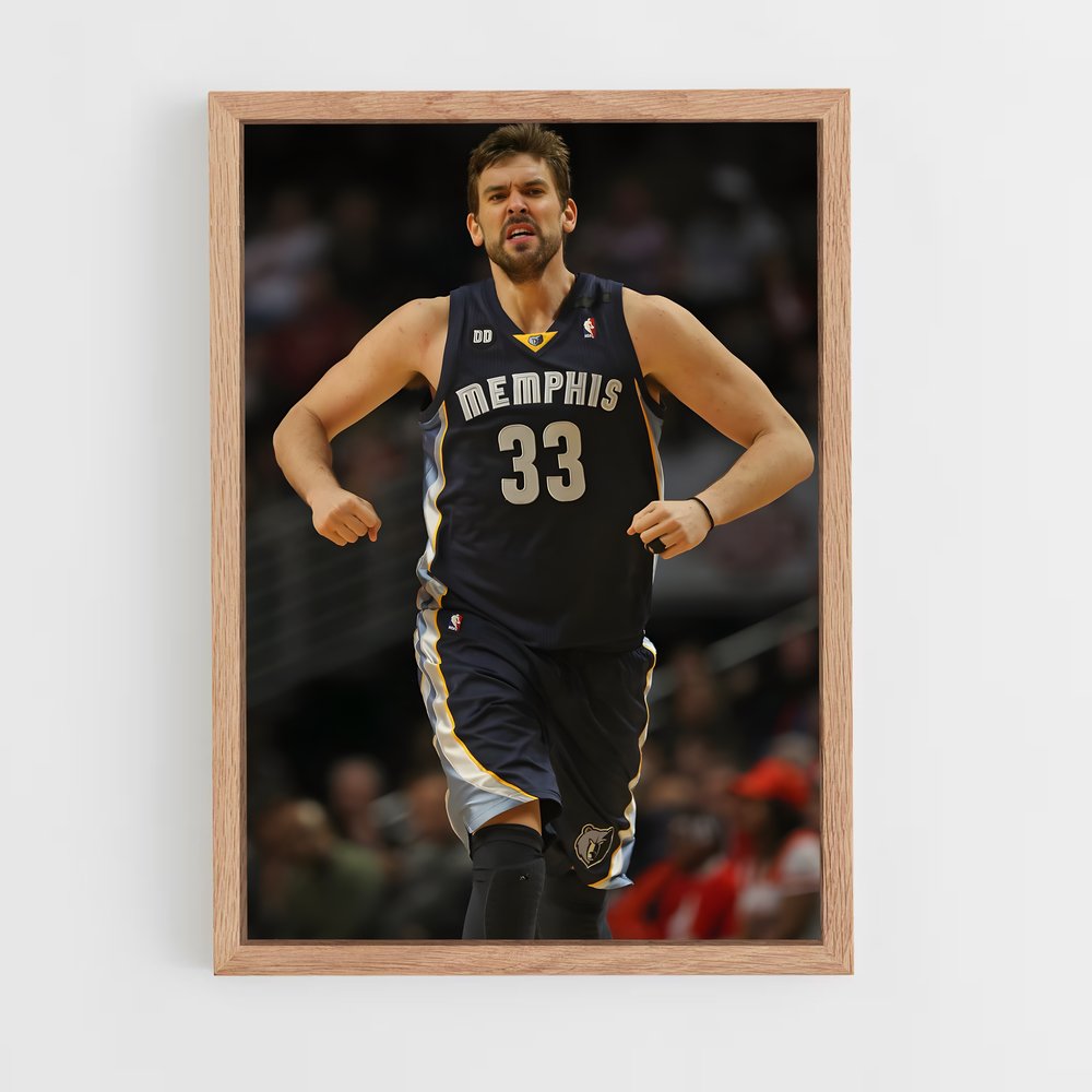 Poster En Pleine Action – affiche Basketball (vue 4)